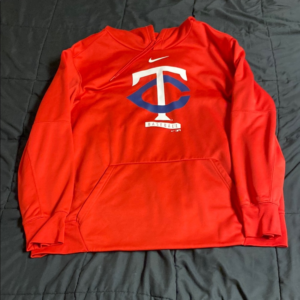 Nike Minnesota Twins Red Baseball Hoodie
